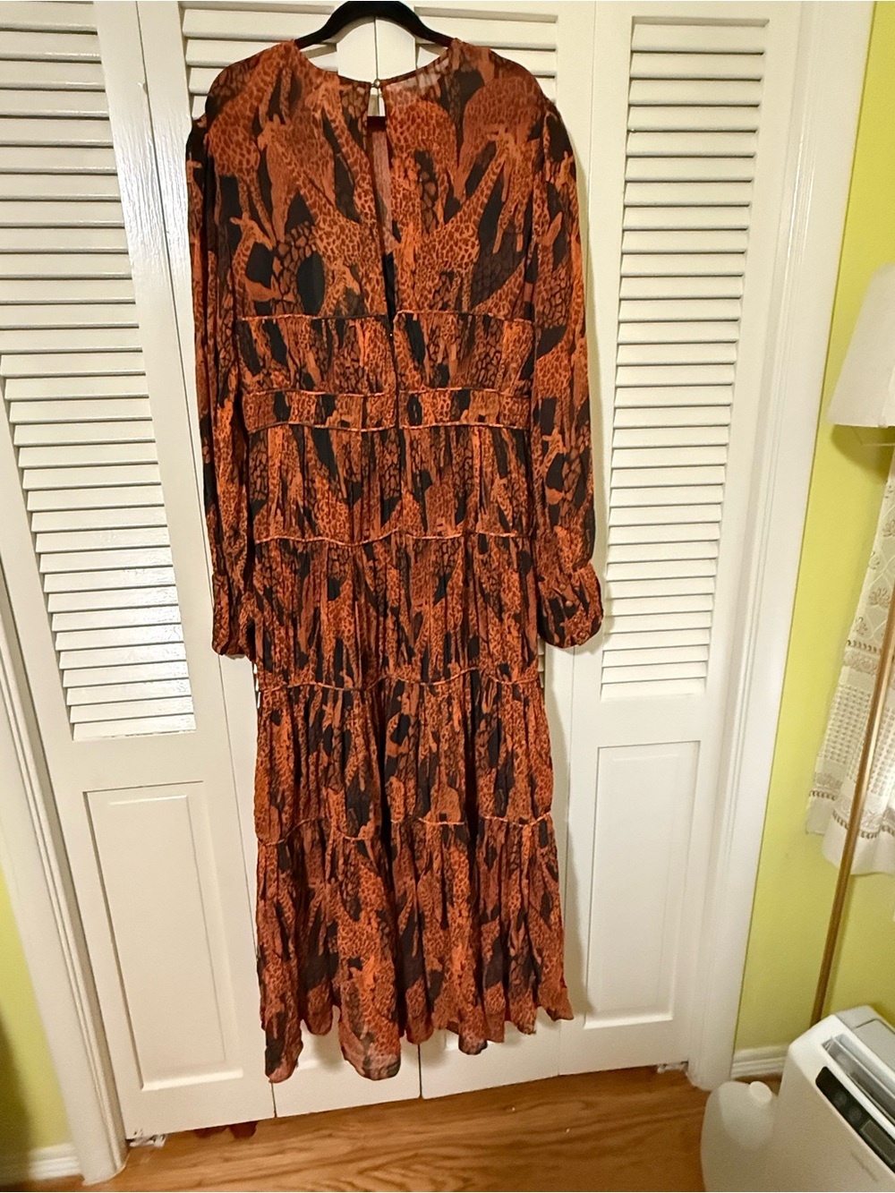 FARM Rio Giraffe Maxi Dress Black / Brown - Picture 7 of 7